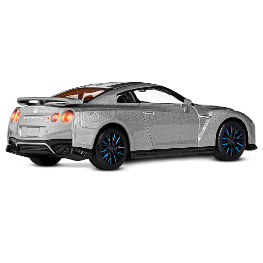 ТМ "Автопанорама" Машинка металлическая 1:32 Nissan GT-R (R35), серый, откр. двери, свет, звук, инерция в/к 18*13,5*9 см в Джамбо Тойз #10