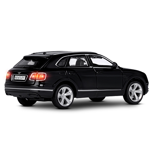 ТМ "Автопанорама" Машинка металлическая 1:34 Bentley Bentayga, черный, свет, звук, откр. двери, капот и багажник, инерция, в/к 17,5*13,5*9 см в Джамбо Тойз #11