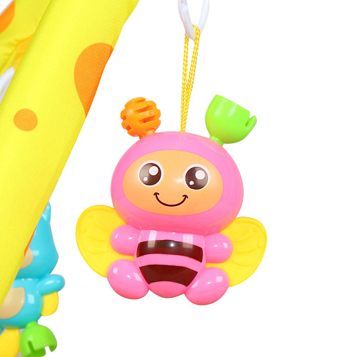 ТМ "Smart Baby"  Детский развивающий коврик с игрушками-погремушками, диаметр коврика 86 см, в/п  61х58,5х4 см в Джамбо Тойз #5