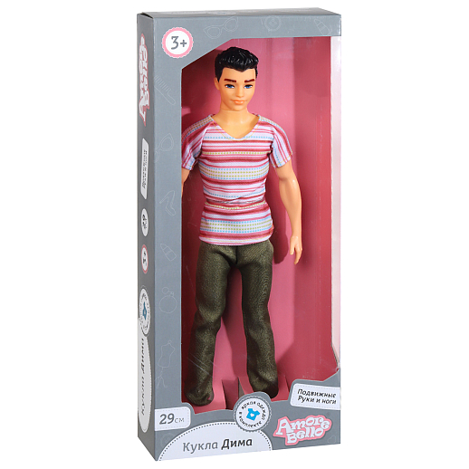 ТМ "Amore Bello" кукла "Дима", в/к 14х5,5х33 см в Джамбо Тойз #2