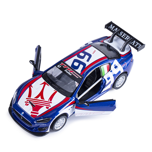 ТМ "Автопанорама" Машинка металл., 1:32 Maserati Gran Turismo MC GT4, синий, инерция, свет, звук, откр. двери, в/к 17,5*13,5*9 см в Джамбо Тойз #15
