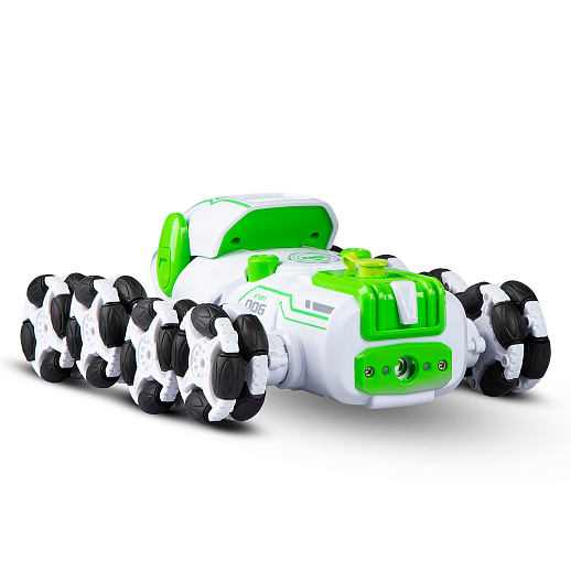 Р/у робопёс-перевертыш, функция пара, деморежим, аккум.в компл., цвет зеленый/белый, в/к 24,5*15*18,5см в Джамбо Тойз #12
