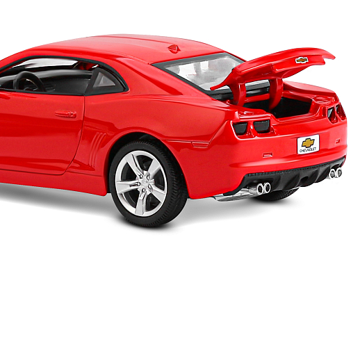 ТМ "Автопанорама" Машинка металлическая 1:32 Chevrolet Camaro SS, красный, свет, звук, откр. двери, капот и багажник, в/к 17,5*13,5*9 см в Джамбо Тойз #16