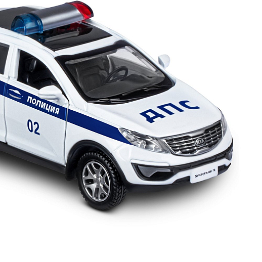 ТМ "Автопанорама" Машинка металлическая 1:39 KIA SPORTAGE R, Полиция, откр. двери, инерция, в/к 16*7,5*5 см в Джамбо Тойз #12