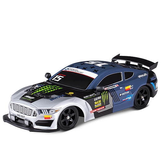AUTODRIVE 1:16 2.4GHz Р/У Машина для дрифта с паром, 4WD, запасн.колеса 4шт., свет, с аккум, в/к 31*15*15см в Джамбо Тойз #4