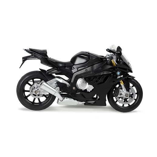 ТМ "Автопанорама" Мотоцикл металл. 1:12 BMW S1000R, черн., свободный ход колес, в/к 22,6*12,7*7,2 см в Джамбо Тойз #4