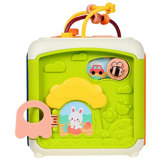 ТМ "Smart Baby" Развивающая игрушка "Умный куб" цвет оранжевый, 45 звуков и мелодий, в/к 19,5x19,5x23,5 см в Джамбо Тойз #10