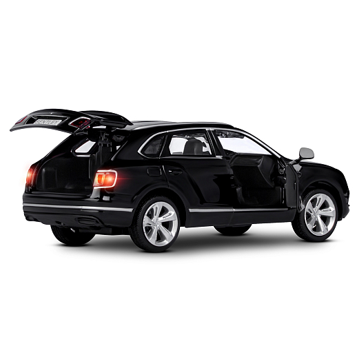 ТМ "Автопанорама" Машинка металлическая 1:34 Bentley Bentayga, черный, свет, звук, откр. двери, капот и багажник, инерция, в/к 17,5*13,5*9 см в Джамбо Тойз #17