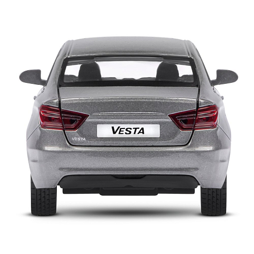 Машинка металлическая Автопанорама, инерционная, коллекционная модель LADA VESTA седан, масштаб 1:24, свет, звук, открываются 4 двери, капот, багажник, серый перламутр, в/к 24,5*12,5*10,5 смсм в Джамбо Тойз #11