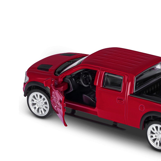 ТМ "Автопанорама" Машинка металлическая 1:52 Ford F-150 SVT Raptor-2, красный, откр. двери, инерция, в/к 16*7,5*5 см в Джамбо Тойз #5