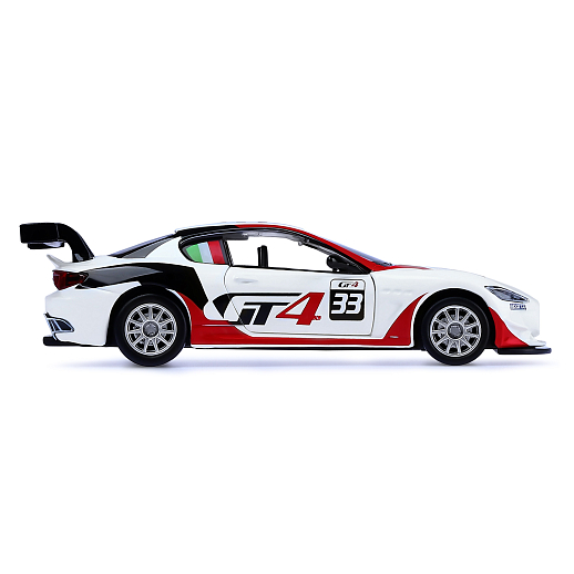 ТМ "Автопанорама" Машинка металлическая 1:43 Maserati Gran Turismo MC GT4, белый, откр. двери, в/к 17,5*12,5*6,5 см в Джамбо Тойз #8