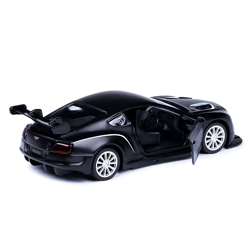 ТМ "Автопанорама" Машинка металлическая 1:43 Bentley Continental GT3, черный, откр. двери, инерция, в/к 17,5*12,5*6,5 см в Джамбо Тойз #8