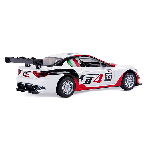 ТМ "Автопанорама" Машинка металл., 1:32 Maserati Gran Turismo MC GT4, белый, инерция, свет, звук, откр. двери, в/к 17,5*13,5*9 см в Джамбо Тойз #10