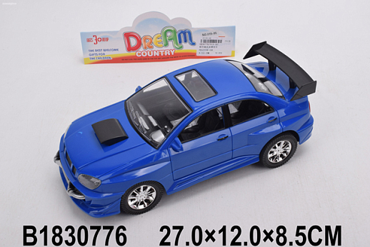 Инерционная машинка, в/п, 27*12*8,5 в Джамбо Тойз