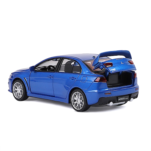 ТМ "Автопанорама" Машинка металлическая 1:32 Mitsubishi Lancer Evolution, синий, откр. двери, капот и багажник, свет, звук, инерция, в/к 17,5*12,5*6,5 см в Джамбо Тойз #14