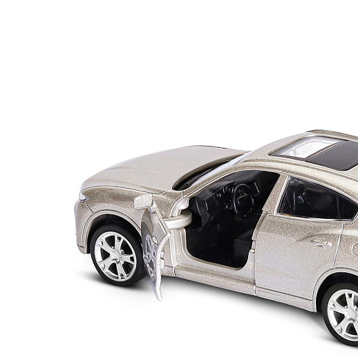 ТМ "Автопанорама" Машинка металлическая 1:43 Maserati Levante c прицепом с лодкой,  открываются двери, инерция, в/к 28*17,5*6,5 см в Джамбо Тойз #13