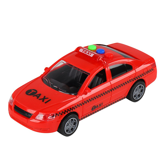 AUTODRIVE Машина 15см инерц. на бат. со светом и звуком, красный,  в/к 19,5*8,5*10,5 в Джамбо Тойз #4