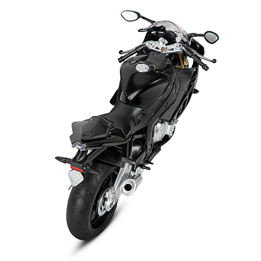 ТМ "Автопанорама" Мотоцикл металл. 1:12 BMW S1000R, черный, свободный ход колес, в/к 7,1*11,7*20,6 см в Джамбо Тойз #5