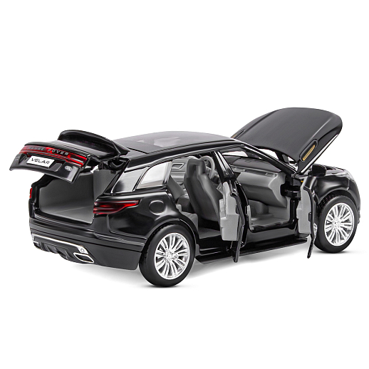 ТМ "Автопанорама" Машинка металлическая 1:32 Range Rover Velar, черный, откр. четыре двери, капот, багажник, свет, звук, инерция, в/к 17,5*12,5*6,5 в Джамбо Тойз #15