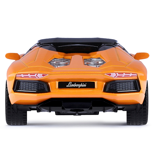ТМ "Автопанорама" Машинка металл. 1:43 Lamborghini Aventador LP700-4 Roadster, оранжевый, инерция, откр. двери, в/к 16*7,5*5 см в Джамбо Тойз #7