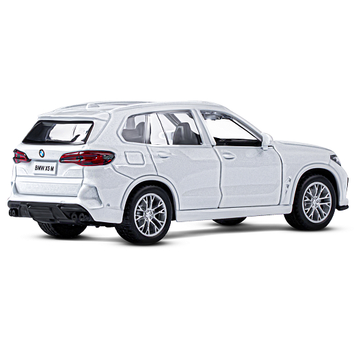 ТМ "Автопанорама" Машинка металлическая 1:43 BMW X5M, белый, инерция, откр. двери, в/к 17,5*12,5*6,5 см в Джамбо Тойз #8