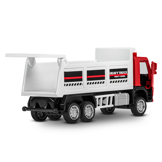 ТМ "Автопанорама" Машинка металлическая 1:72 VOLVO FM грузовик, красный, откр. двери, инерция, в/к 17,5*13*6,5 см в Джамбо Тойз #13