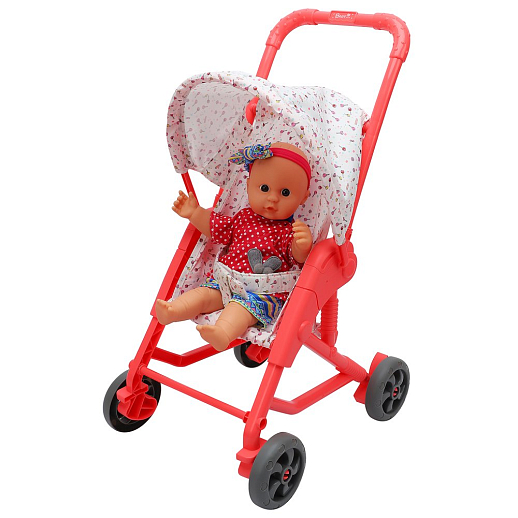 Набор "Кукла пупс с коляской, кроваткой, стульчиком, аксс.", в/к 72х11х37 см в Джамбо Тойз #24