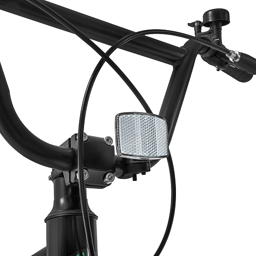 Велосипед двухколёсный CITYRIDE, модель CR-B2-14F7, рама сталь, колеса 20", дисковые тормоза, цвет чёрный-зелёный в Джамбо Тойз #4