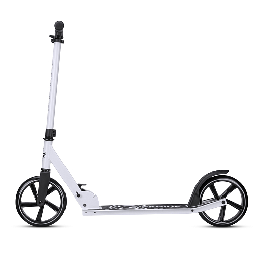 Двухколесный самокат CITYRIDE 200MM PU; алюминий/сталь порошковое покрытие. Дека 53*11СМ, руль  82-92СМ. Складной.  Без амортизатора. Подшипники Abec-9, Грипсы резина 120мм. в Джамбо Тойз #3