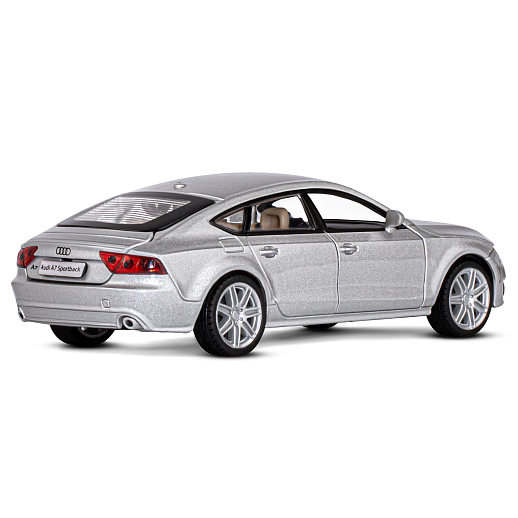 ТМ "Автопанорама" Машинка металлическая 1:32 Audi A7, серебряный, свет, звук, откр. двери, капот и багажник, инерция, в/к 17,5*13,5*9 см в Джамбо Тойз #9