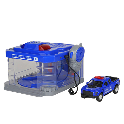 Автомойка с паром. В наборе автомойка и машинка. Свет/Звук, в/к 31,5*22,5*19 в Джамбо Тойз #2