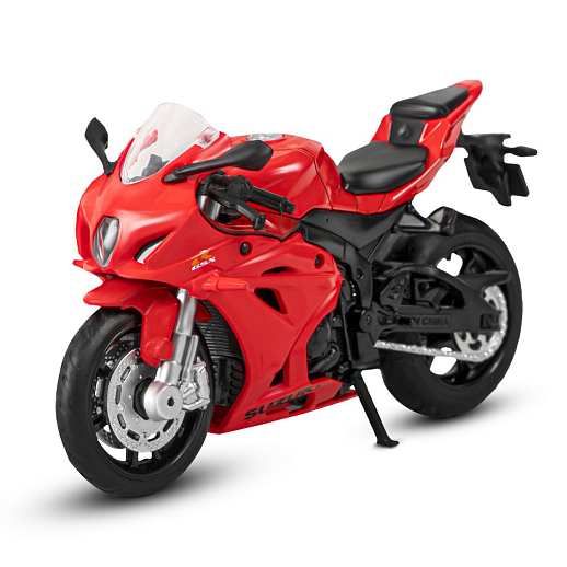 ТМ "Автопанорама" Мотоцикл металл. 1:18 SUZUKI GSR-R1000, красный, свободный ход колес, в/к 9,2 х 4,5 х 14 см в Джамбо Тойз #9