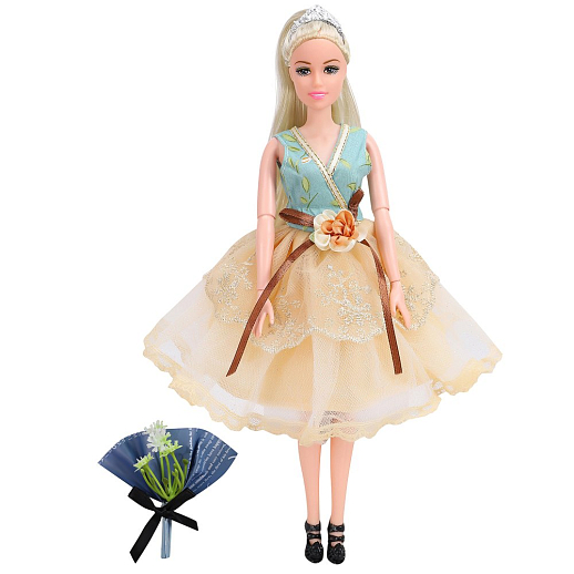 "Кукла "Принцесса" с шарнир. руками,ногами,  в комплекте аксессуары, в/к 28х6х32,5 см в Джамбо Тойз #4
