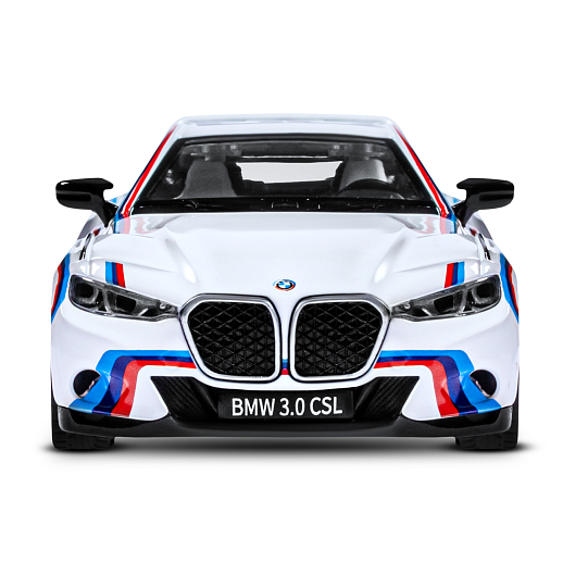 ТМ "Автопанорама" Машинка металлическая 1:34 BMW 3.0 CSL, белый, свет, звук, откр. двери, в/к 17,5*13,5*9 см в Джамбо Тойз #13
