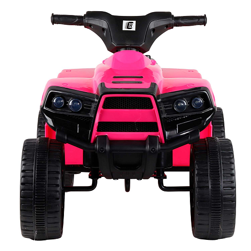 Детский квадроцикл, движение вперед/назад, свет, звук (мелодии Шаинского), пластиковые колёса, цвет розовый, в/к 62*35*28 в Джамбо Тойз #10