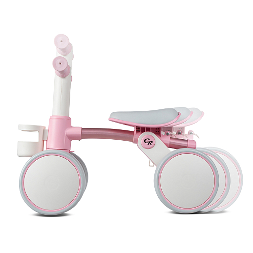 Беговел CITYRIDE, модель CR-BB-06, колеса EVA, алюминиевая рама, задняя ось сдвижная, цвет розовый в Джамбо Тойз #12