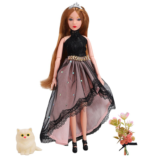 Кукла "Принцесса" с шарнирными руками и ногами, в комплекте домашний питомец, аксессуары, в/к 28х6,5х36 см в Джамбо Тойз #4