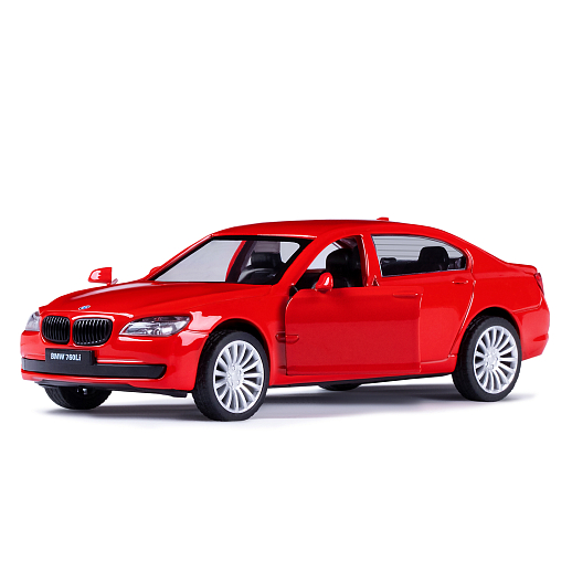 ТМ "Автопанорама"  Машинка металл. 1:46 BMW 760 LI, красный, инерция, откр. двери, в/к 17,5*12,5*6,5 см в Джамбо Тойз #4