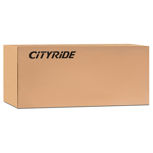 2хкол. самокат CITYRIDE 200, сталь 100%, грипсы 135мм TPR, колеса PU 200/200 мм. со светом Черный в Джамбо Тойз #3