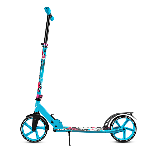2хкол. самокат CITYRIDE 200, сталь 100%, грипсы 135мм TPR, колеса PU 200/200 мм. Зеленый в Джамбо Тойз #6