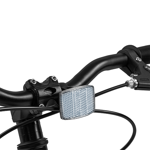 Велосипед двухколесный CITYRIDE, модель CR-B2-10FU, рама сталь, колеса алюминий 18", v-brake тормоза, встроенная в раму подсветка, балансирные колеса, цвет чёрный в Джамбо Тойз #10