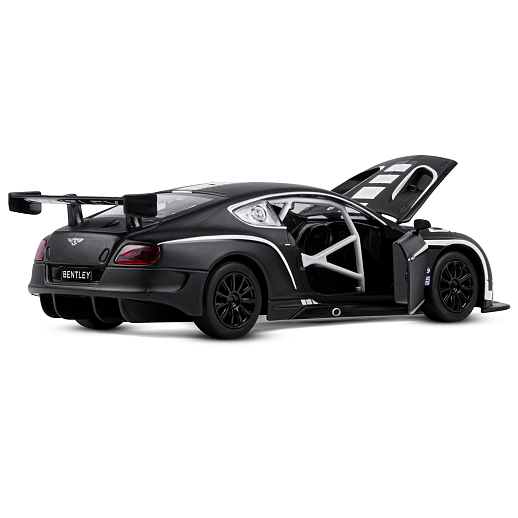 ТМ "Автопанорама" Машинка металл 1:24 Bentley Continental GT3 Concept, черный + белый, свободный ход колес, откр. двери, капот, свет, звук, в/к 24,5*12,5*10,5 см  в Джамбо Тойз #15