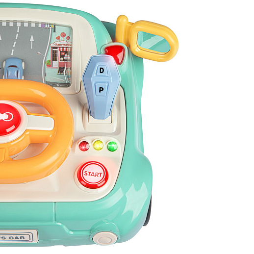 ТМ "Smart Baby" Руль, свет, Шаинский, русская озвучка, цвет зеленый, в/к 29,7х13х27,5 см в Джамбо Тойз #12