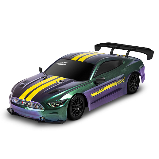 Р/у машина для дрифта М1:16,2.4GHz,4WD,сменные шины 4шт., конусы 4шт.,свет,с аккум.,цвет хамелеон,в/к 34*12,6*18,8см в Джамбо Тойз #5