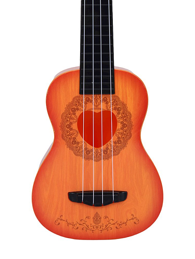 Детская четырехструнная гитара, пластик, цвет оранжевый, в/к 14,2х5,7х45,2 см в Джамбо Тойз #4