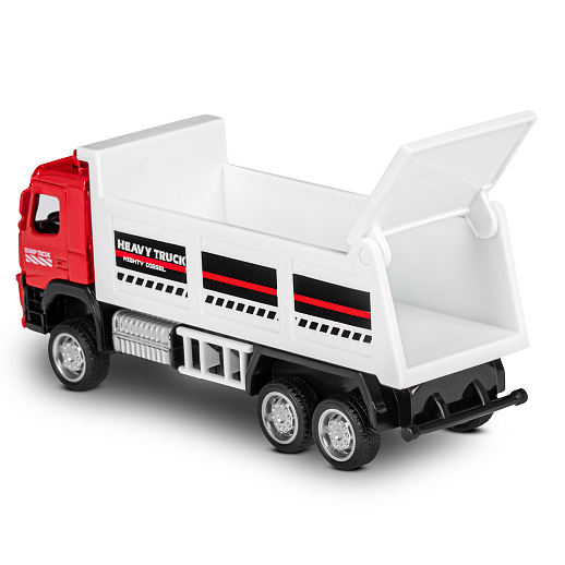 ТМ "Автопанорама" Машинка металлическая 1:72 VOLVO FM грузовик, красный, откр. двери, инерция, в/к 17,5*13*6,5 см в Джамбо Тойз #16