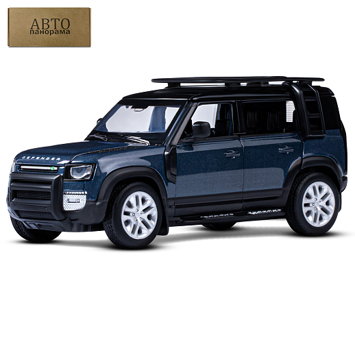 Игрушка для детей: Машинка металлическая 1:32 Land Rover, цвет синий, свет,звук,свободный ход колес, артикул JB1251752 в Джамбо Тойз