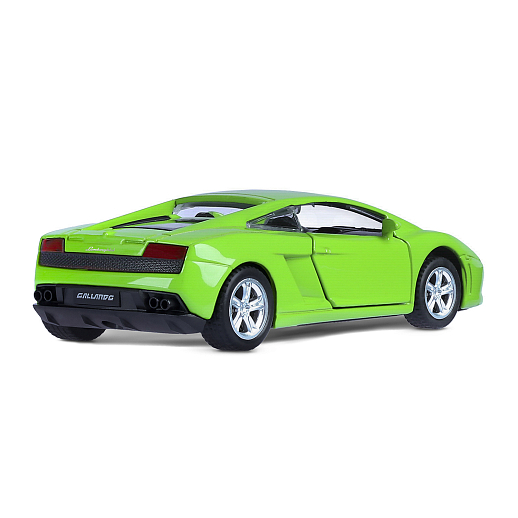 ТМ "Автопанорама"  Машинка металл.  1:43 Lamborghini Gallardo LP560-4, зеленый, инерция, откр. двери, в/к 17,5*12,5*6,5 см в Джамбо Тойз #5