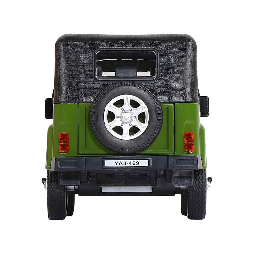 Игрушка для детей: Машинка металлическая 1:24 УАЗ, цвет зеленый хаки, свет, звук, инерция, артикул JB1251784 в Джамбо Тойз #3