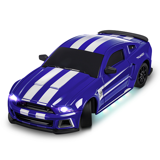 Р/у машинка для дрифта М1:24,2.4GHz,4WD,сменные шины 4шт., конусы 4шт.,свет,с аккум.,цвет синий,в/к 22,4х14,5х10,8см в Джамбо Тойз #9